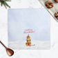 Festive Christmas Golden Retriever Hostess Towel