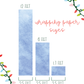 Festive Christmas Apricot Doodle Gift Wrap - Red