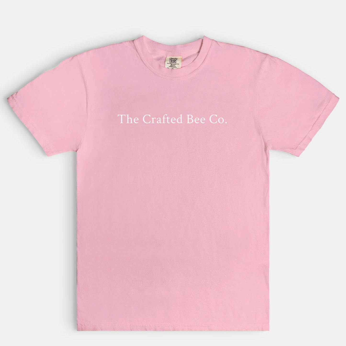 The Crafted Bee Co Wordmark Comfort Color Tee