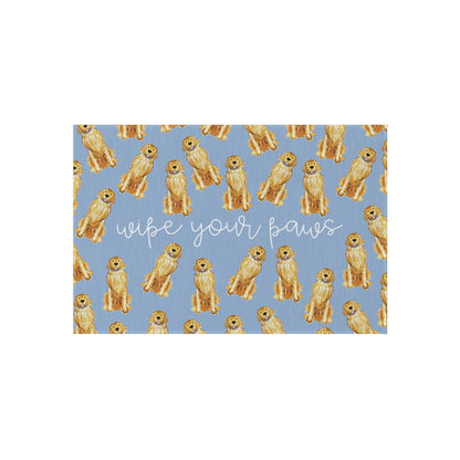 Golden Retriever Welcome Mat