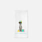 Sandy Summer German Shorthaired Pointer Tea Towel