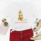 Festive Christmas Golden Retriever Unisex Tee