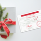 Custom Santa's Special Delivery Sticker or Card