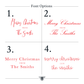 Personalized Watercolor Santa Sticker Gift Tags