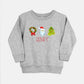 Personalized Christmas Trio Toddler Sweatshirt