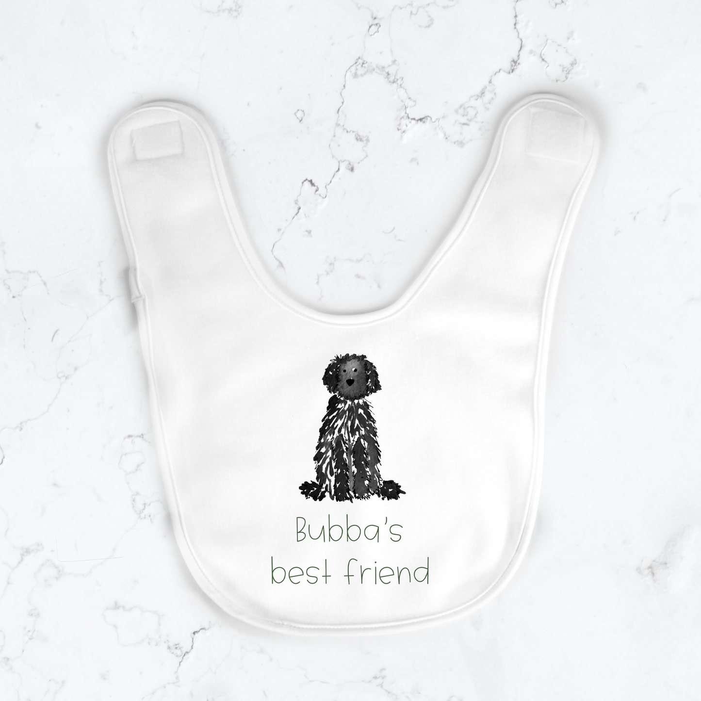 Personalized Doodle Baby Bib
