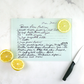 Personalized Handwritten Recipe Cutting Board - Small (11.5" x 8")