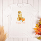 Fall Pumpkin Golden Retriever Unisex Tee