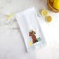 Sandy Summer Spaniel Tea Towel