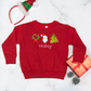 Personalized Christmas Trio Toddler Sweatshirt