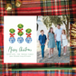 Ginger Jar Topiary Christmas Photo Card