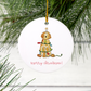 Festive Christmas Doodle Ornament