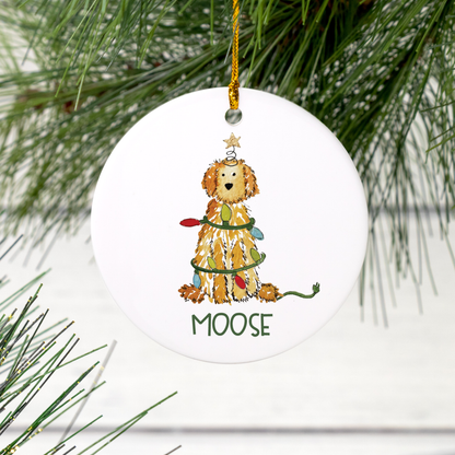 Festive Christmas Doodle Ornament