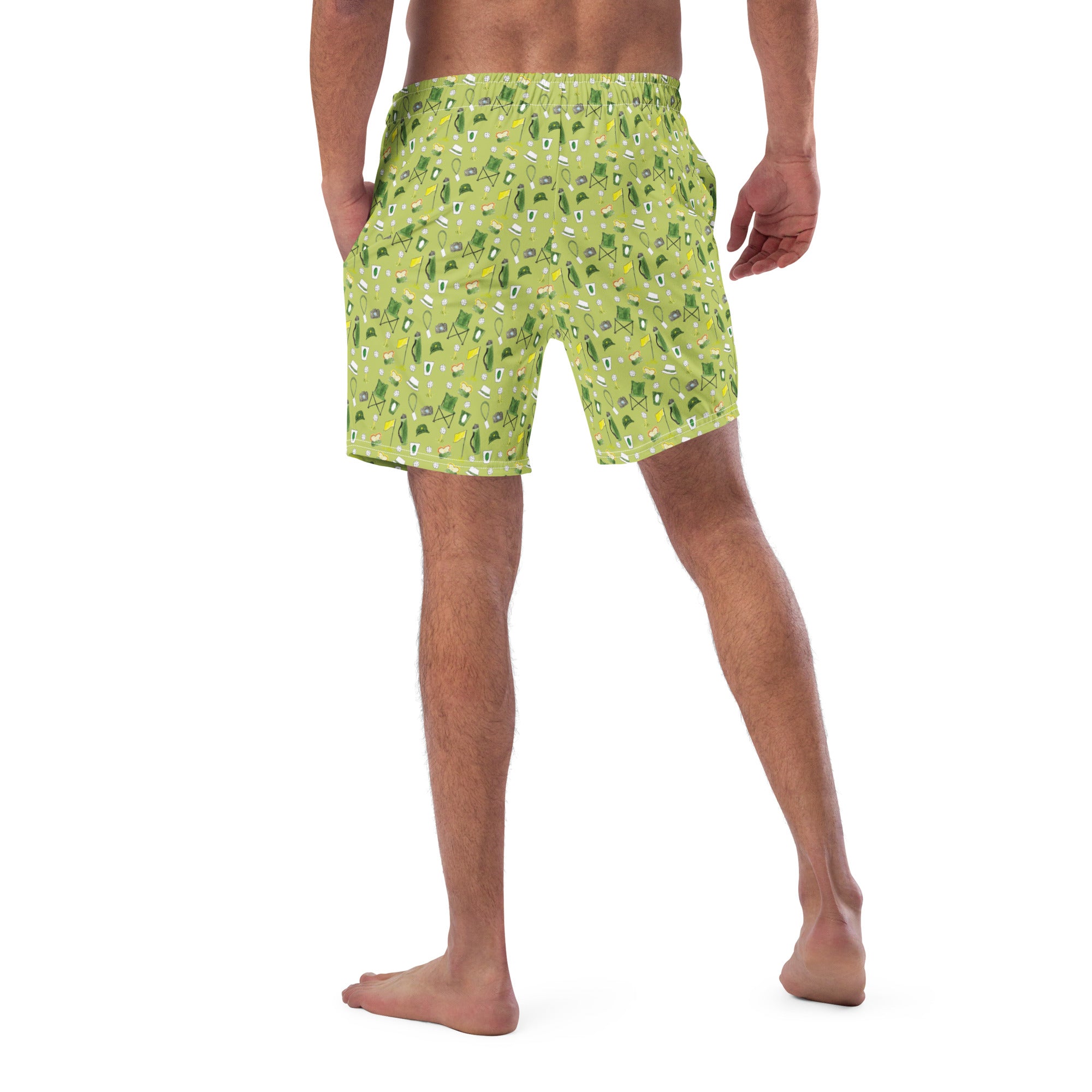 Mens patterned discount swim shorts