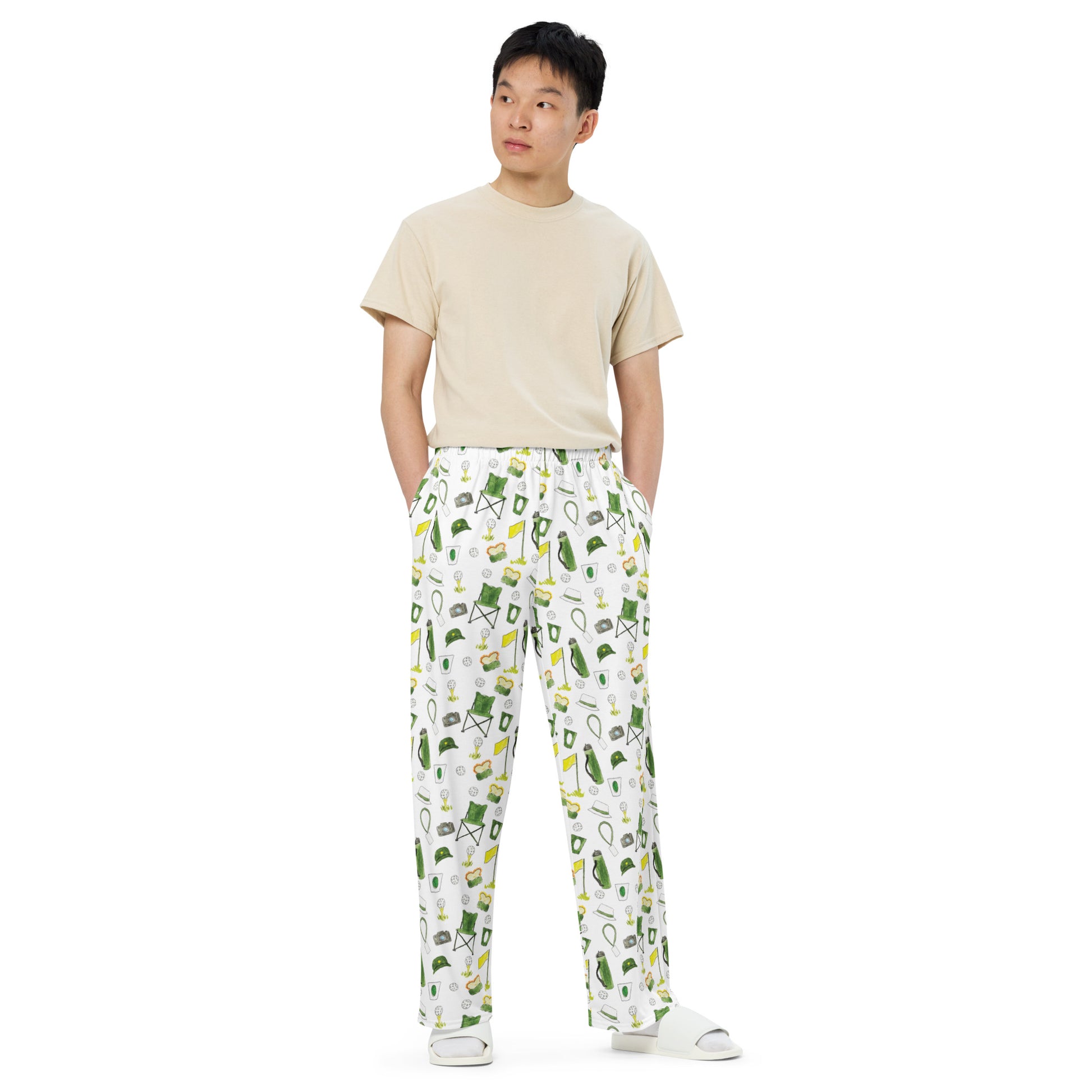 KLL Cute Bee Pattern Summer Pajama Pants For  