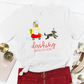 Goldendoodle Christmas Play Car Unisex Tee