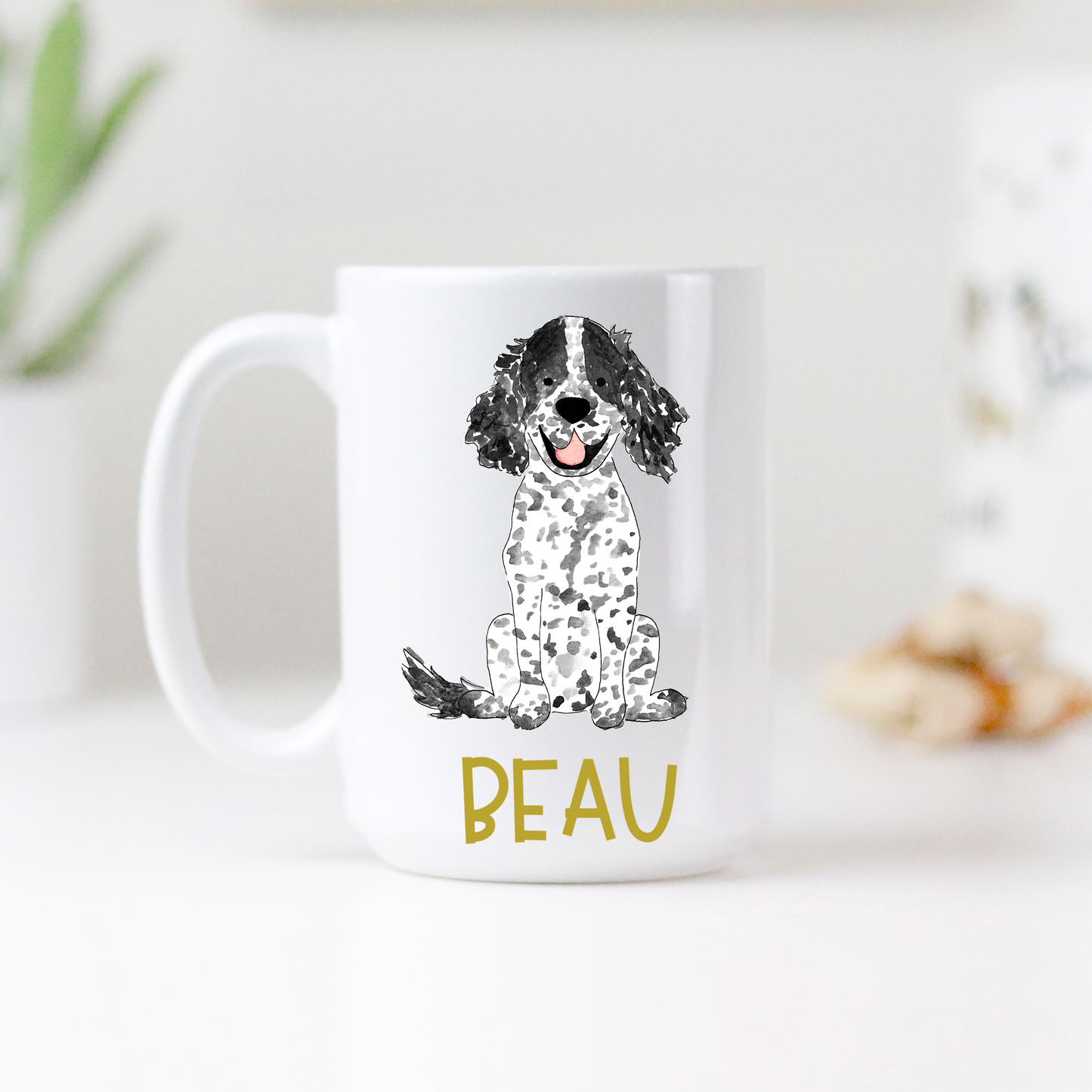 Personalized Spaniel Mug