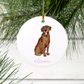 Personalized Lab Ceramic Ornament