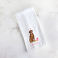 Lovey Dovey Valentine Lab Tea Towel