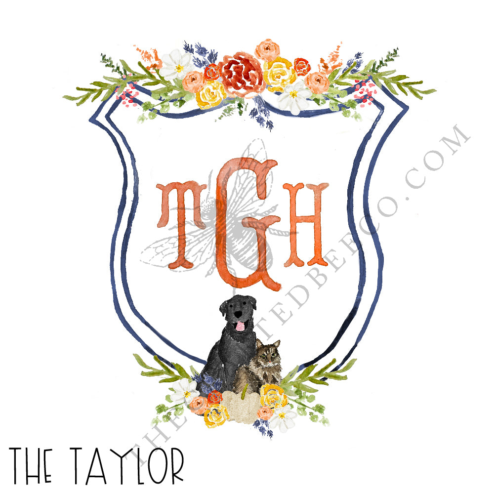 The Taylor Semi-Custom Crest Digital Files