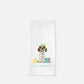 Sandy Summer Spaniel Tea Towel
