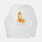 Fall Pumpkin Golden Retriever Unisex Long Sleeve Tee