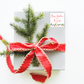 Personalized Christmas Lights Sticker Gift Tags