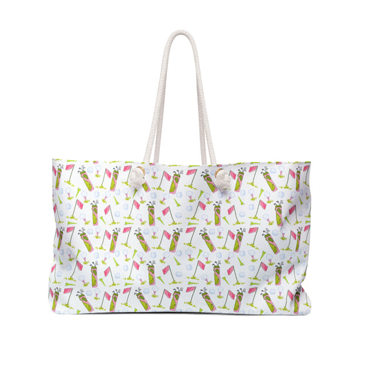 The Birdie Pattern Weekender Bag