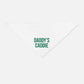 Daddy's Caddie Golf Tie On Dog Bandana