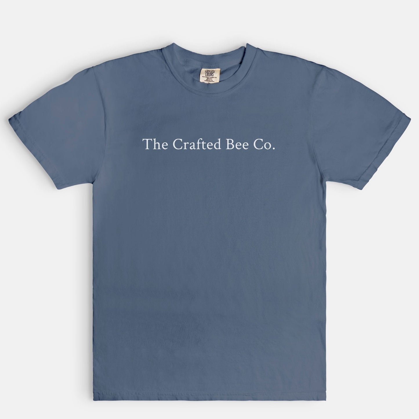 The Crafted Bee Co Wordmark Comfort Color Tee