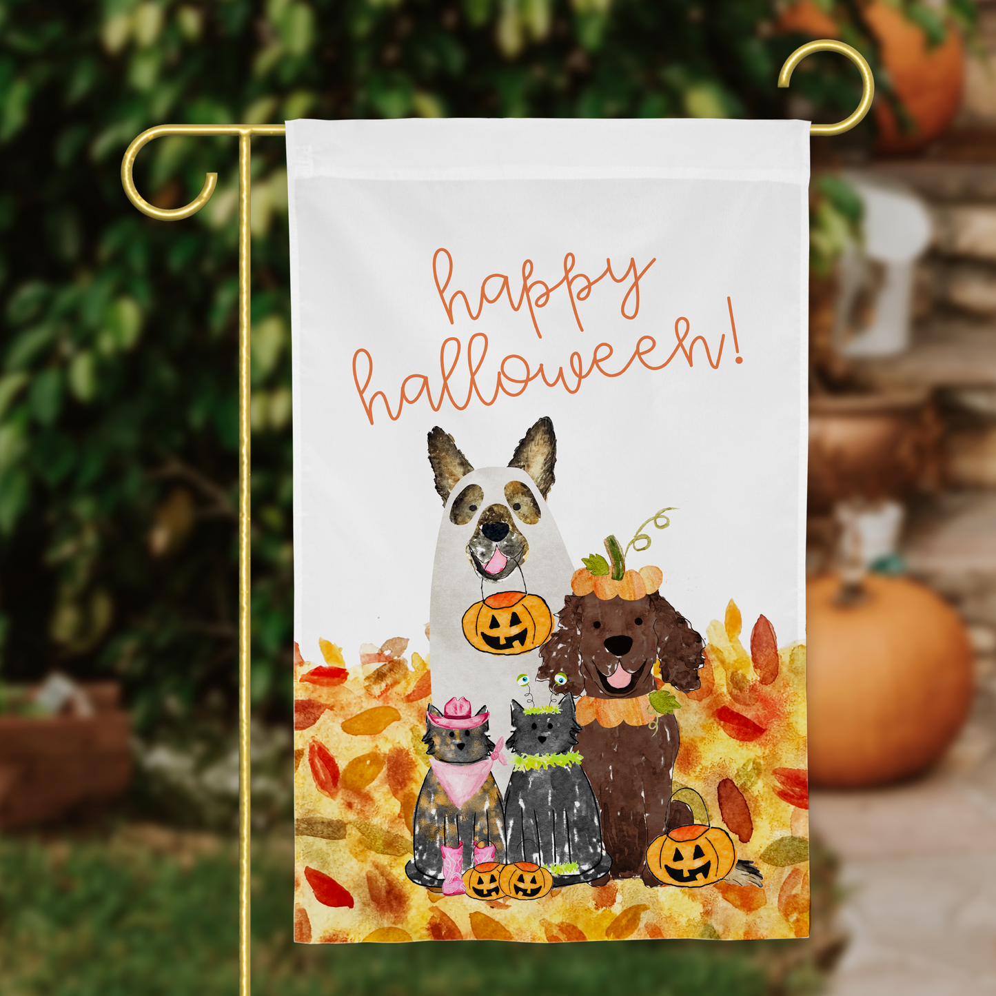 Spooky Halloween Mix and Match Pet Garden Flag