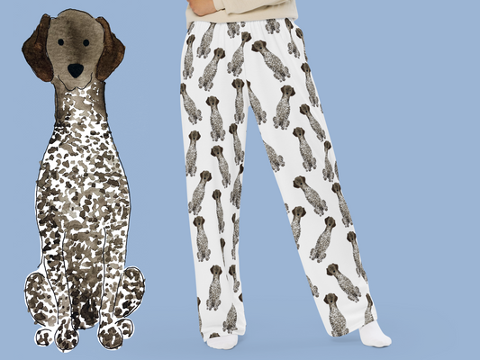 gsp pajamas, german shorthaired pointer pajamas, german shorthaired pointer gifts
