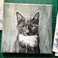 8 x 8 Custom Oil Painted Pet Portrait