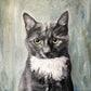 8 x 8 Custom Oil Painted Pet Portrait
