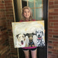20 x 24 Custom Oil Painted Pet Portrait
