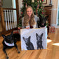 20 x 24 Custom Oil Painted Pet Portrait