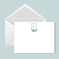 Personalized Hydrangea Crest Stationery Set
