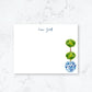 Personalized Topiary Stationery Set