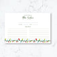 Personalized Christmas Lights Recipe Cards