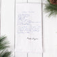 Personalized Handwritten Recipe Towel