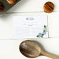 Personalized Hydrangea Recipe Box Cards