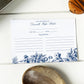 Personalized Floral Recipe Box Cards