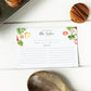Personalized Cooking Recipe Box Cards