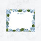 Personalized Hydrangea Stationery Set