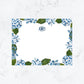 Personalized Hydrangea Stationery Set