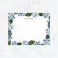 Personalized Hydrangea Stationery Set
