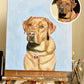 20 x 24 Custom Oil Painted Pet Portrait