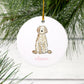 Personalized Doodle Ceramic Ornament