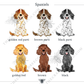 Spaniel Funny Bunny Tea Towel