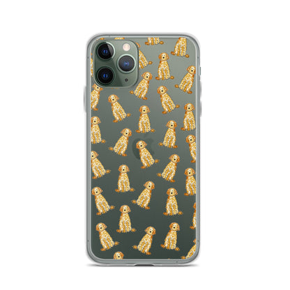 Apricot Doodle iPhone Case